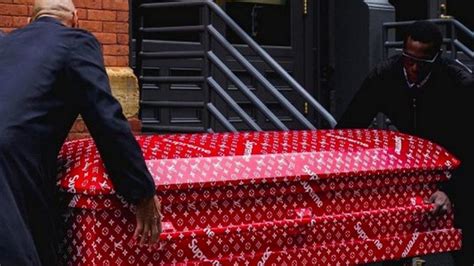 louis vuitton supreme casket.